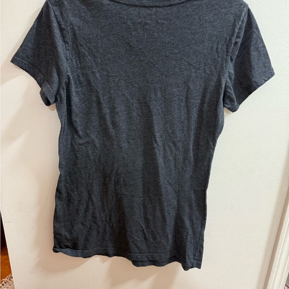 Fox Charcoal Tee with Pink Logo - Picture 2 of 3